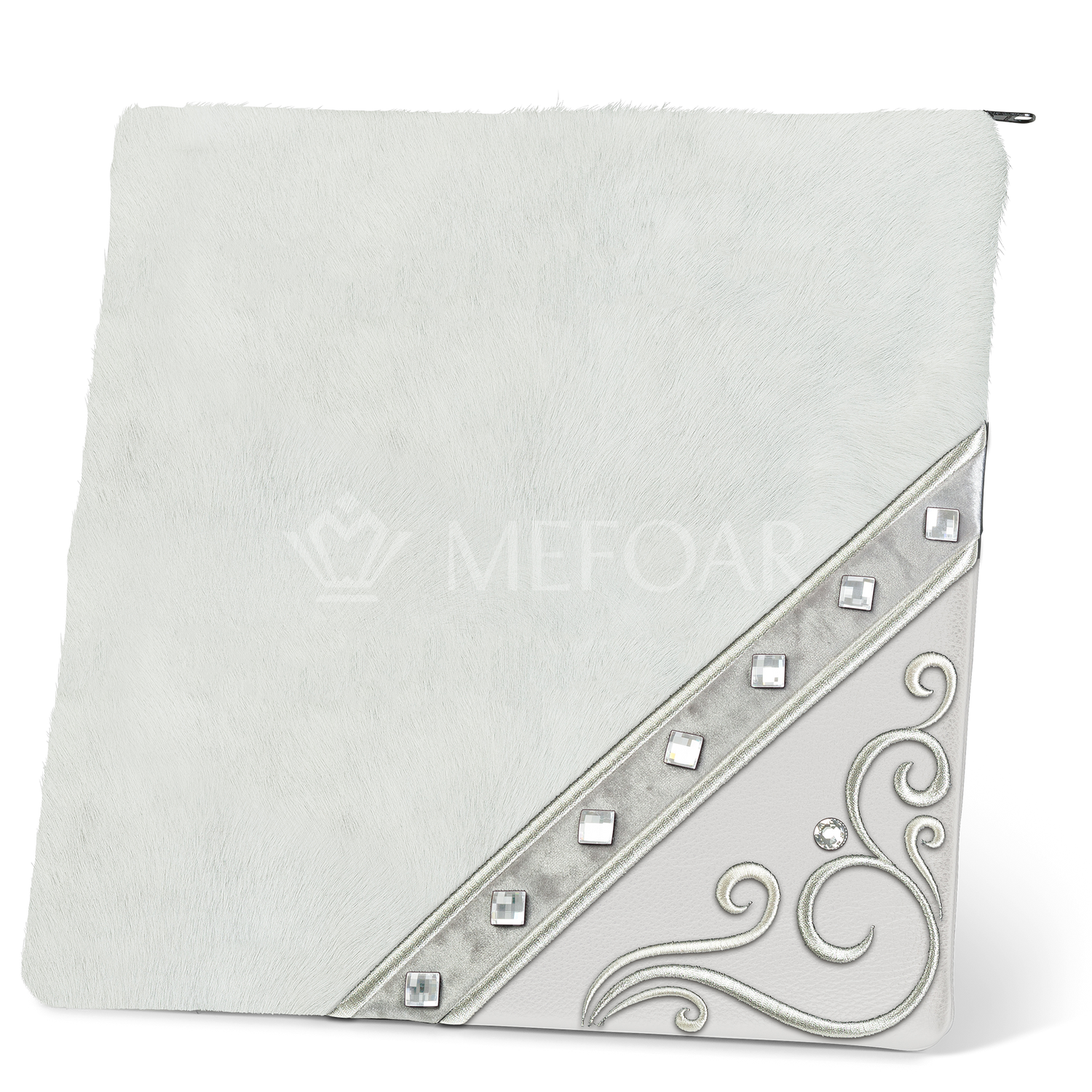 Tallis and Tefillin Bag Design #346 - Leather and Fur - Tallis Bags view 5 | Judaica Square Lakewood