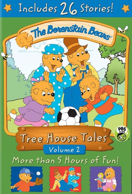 The Berenstain Bears - Tree House Tales - Volume 2 (DVD) — Jewish music DVD | Judaica Square Lakewood