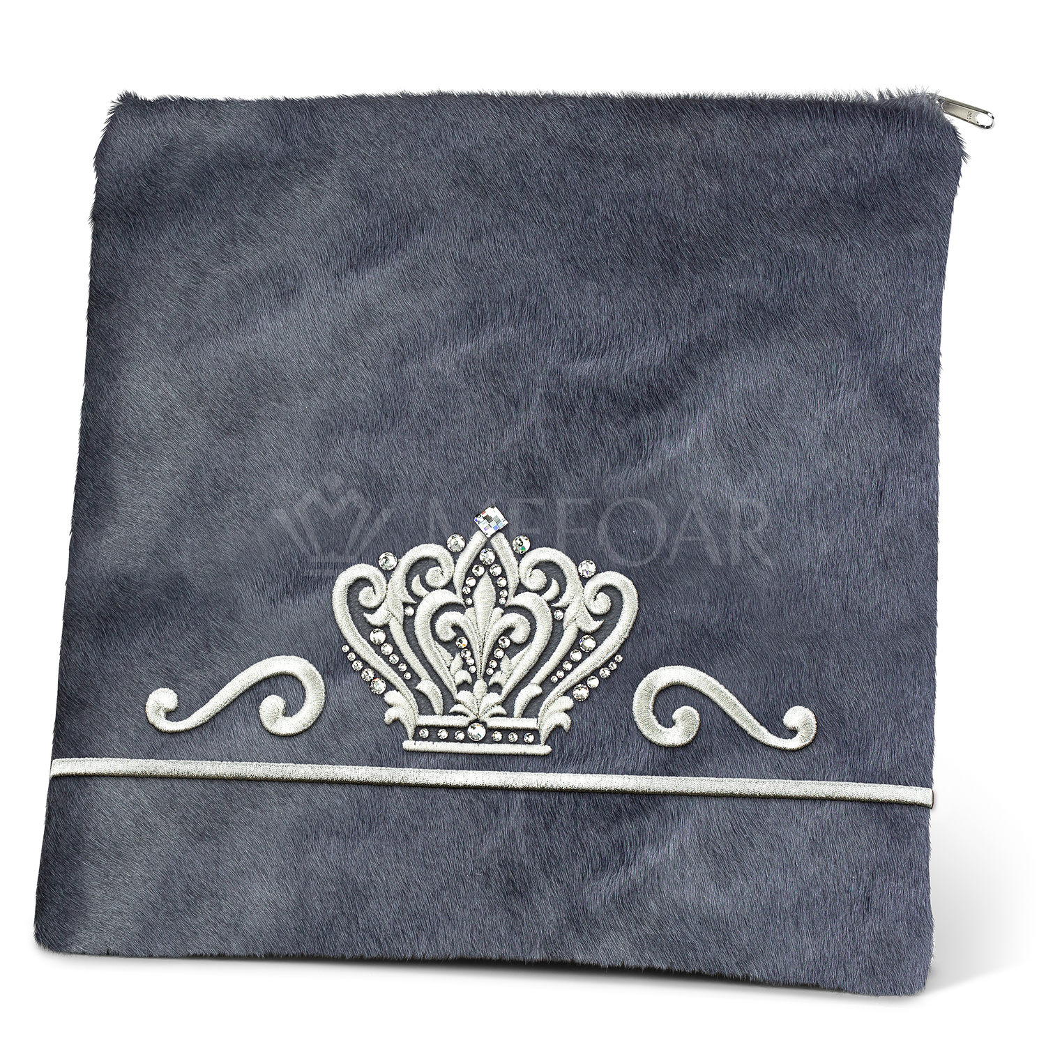 Tallis and Tefillin Bag Design #349 - Solid Fur - Tallis Bags view 2 | Judaica Square Lakewood