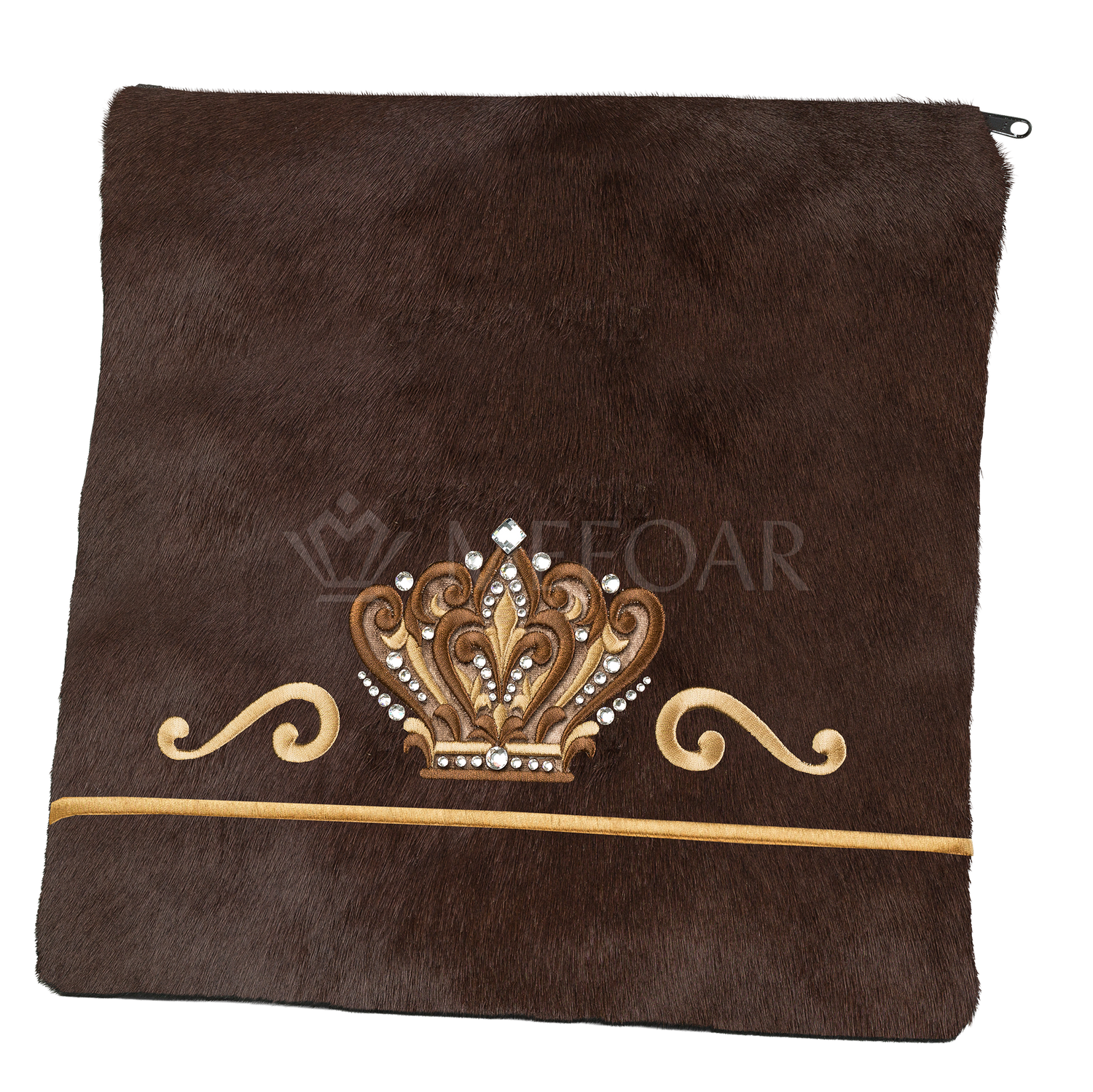 Tallis and Tefillin Bag Design #349 - Solid Fur - Tallis Bags view 4 | Judaica Square Lakewood