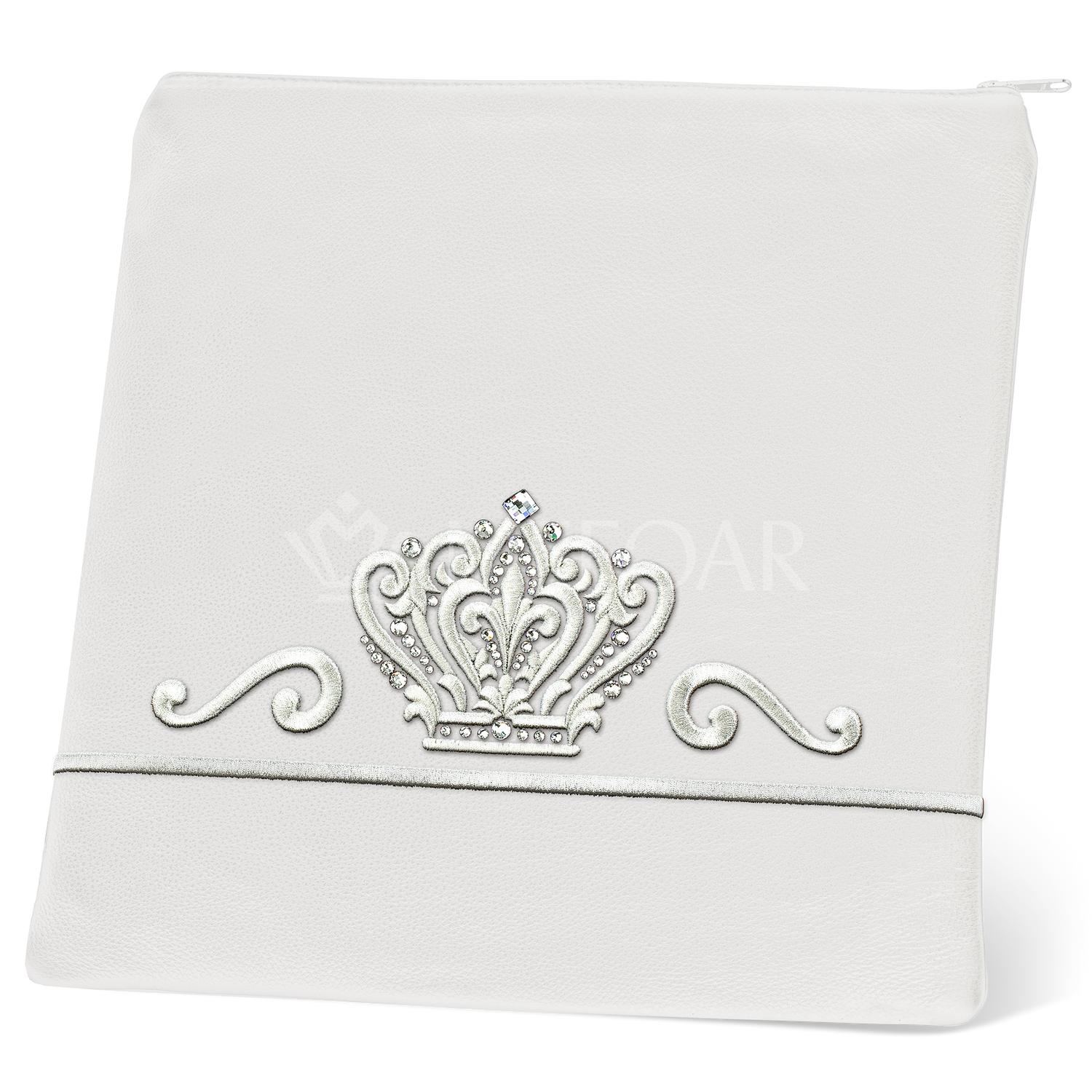 Tallis and Tefillin Bag Design #349 - Solid Leather - Tallis Bags view 2 | Judaica Square Lakewood