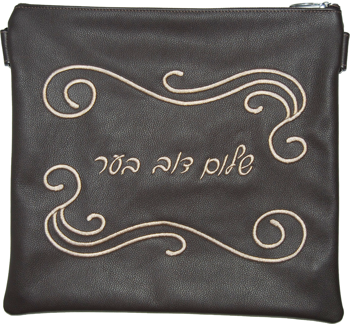 Prestige Traditional Leather Tallit & Tefillin Bag (350A-BR)