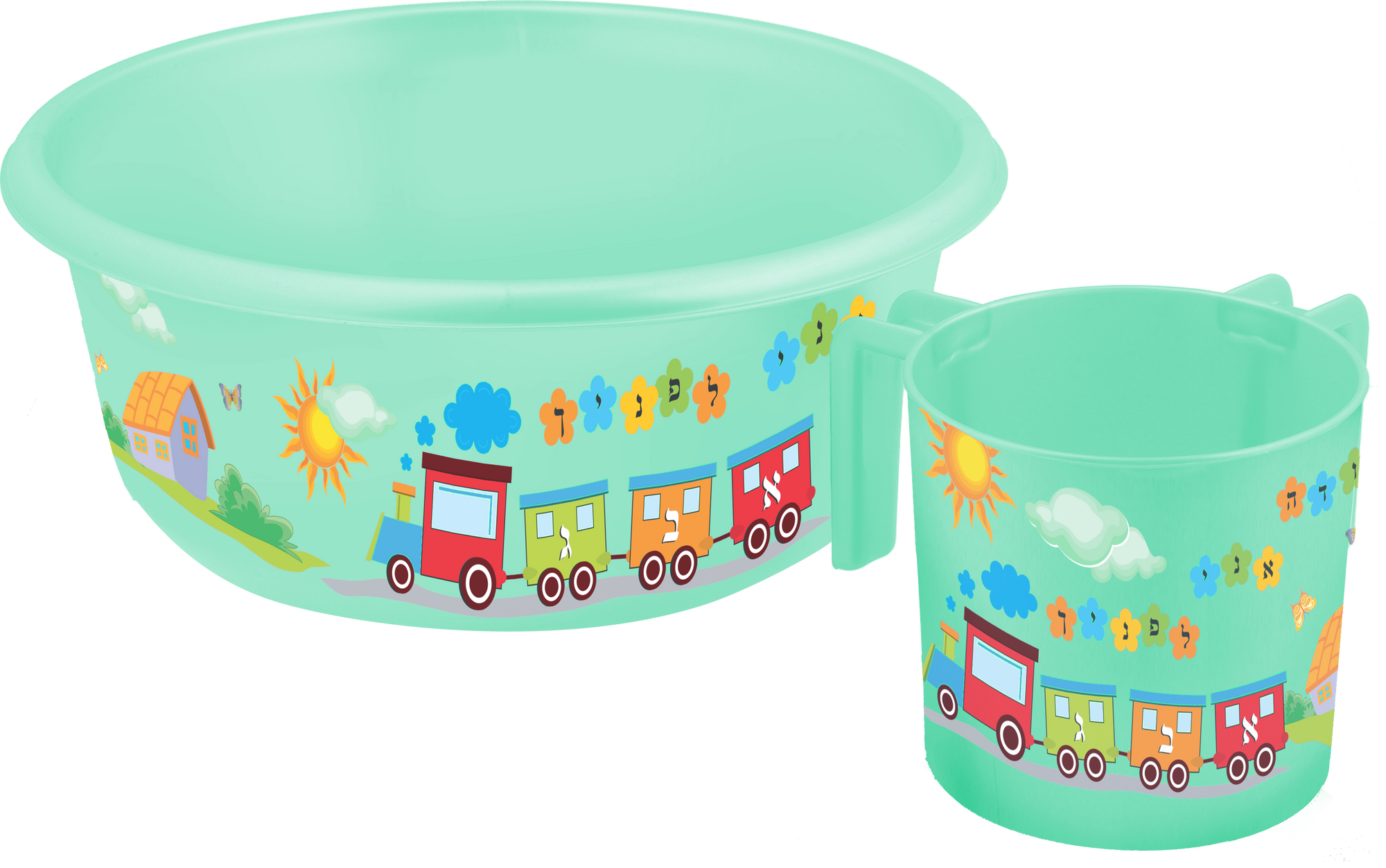 Glow In The Dark-Pail & Cup — toy | Judaica Square Lakewood
