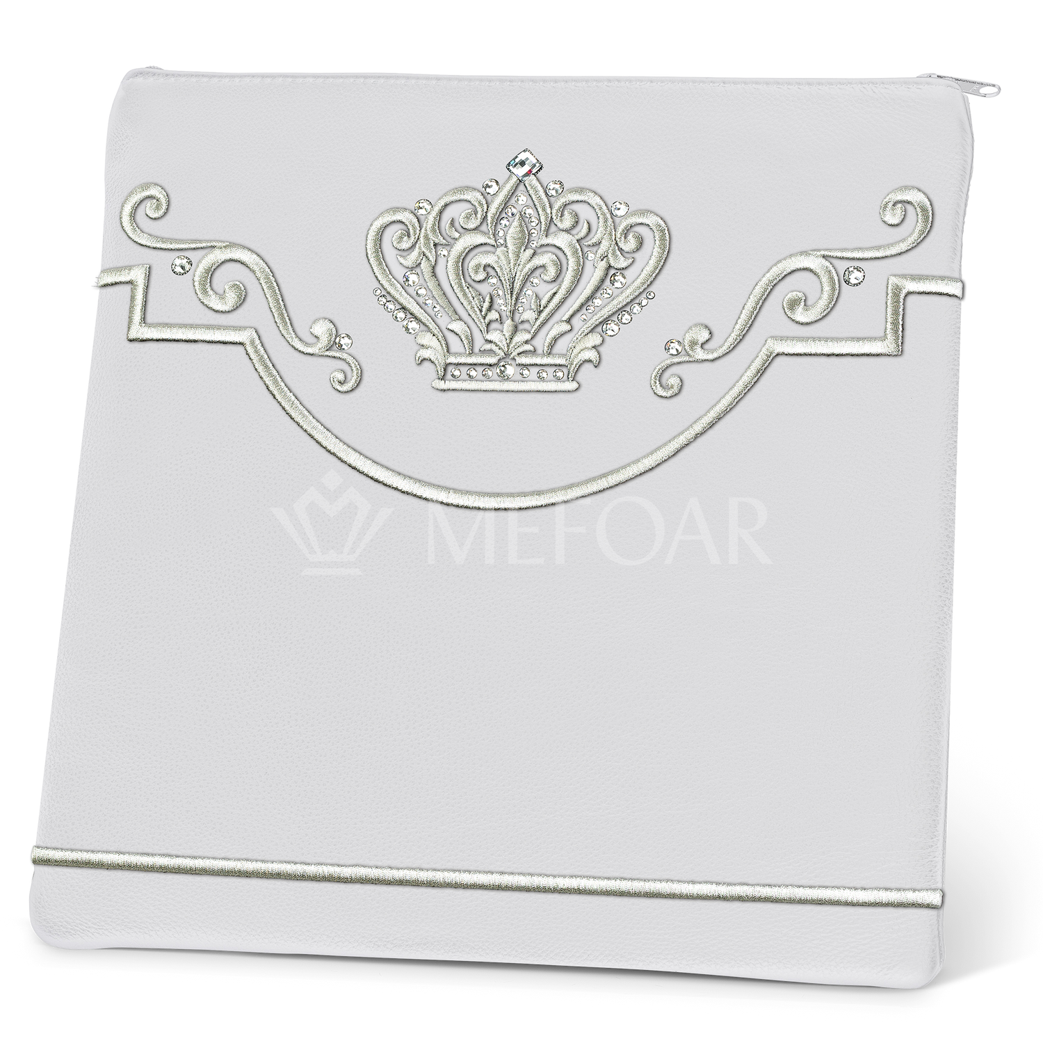 Tallis and Tefillin Bag Design #350 - Solid Leather - Tallis Bags view 5 | Judaica Square Lakewood