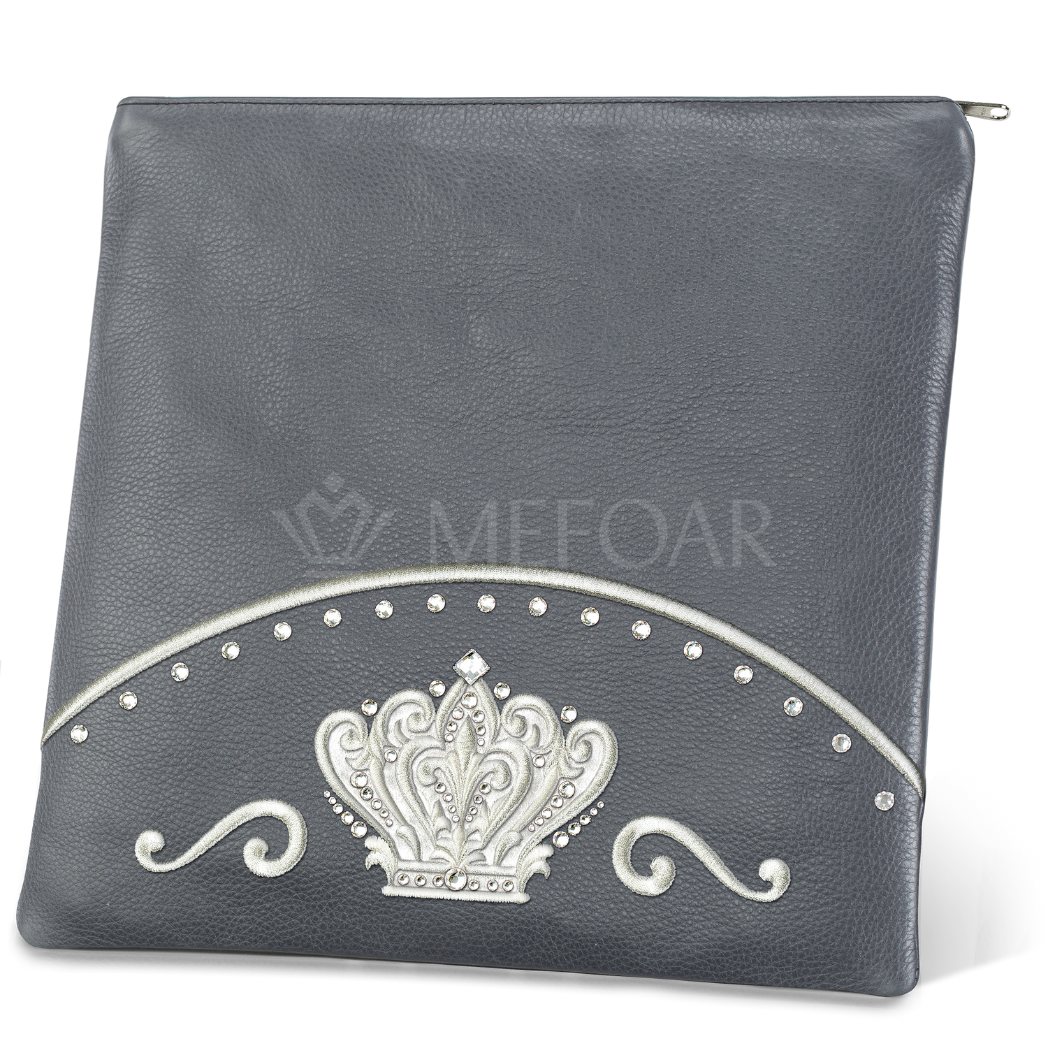 Tallis and Tefillin Bag Design #351 - Solid Leather - Tallis Bags view 2 | Judaica Square Lakewood