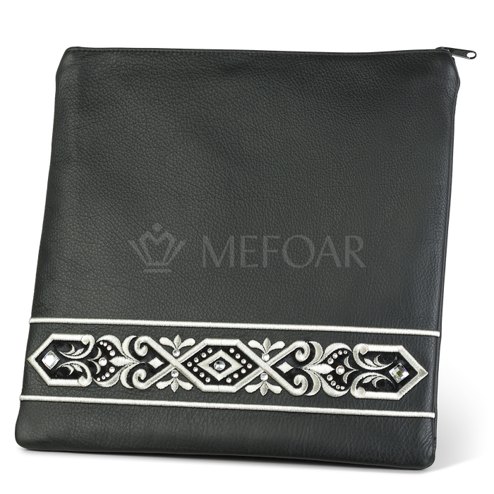 Tallis and Tefillin Bag Design #353 - Solid Leather - Tallis Bags | Judaica Square Lakewood