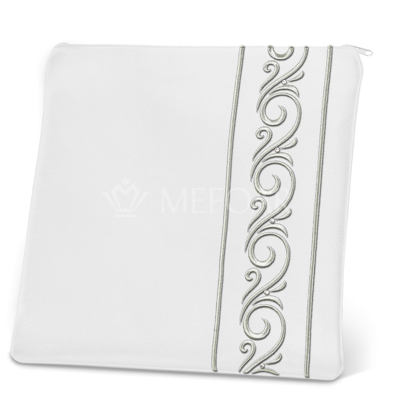 Tallis and Tefillin Bag Design #354 - Solid Leather - Tallis Bags view 5 | Judaica Square Lakewood