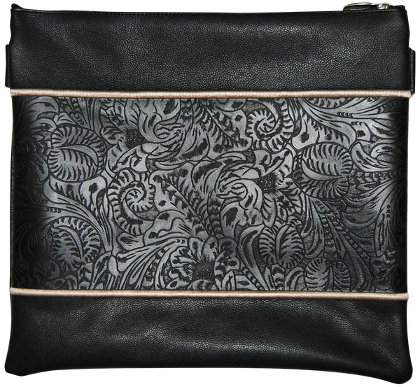 Prestige Premier Leather Tallit & Tefillin Bag (165I-BK2)