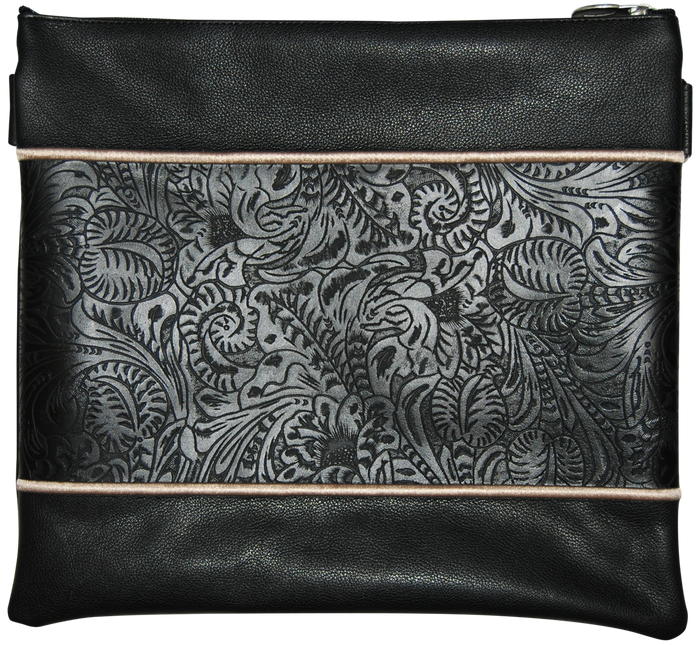 Prestige Premier Leather Tallit & Tefillin Bag (165I-BK2)