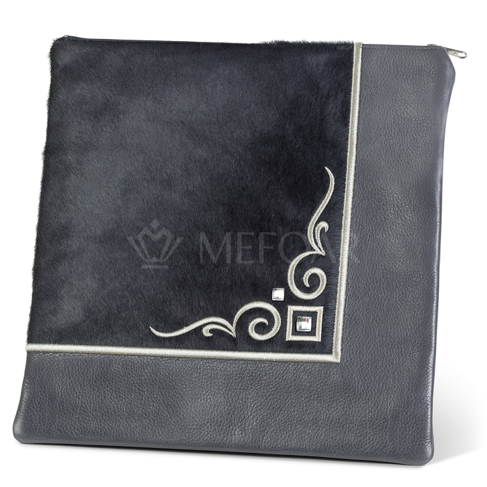 Tallis and Tefillin Bag Design #356 - Livid Fur and Leather - Tallis Bags | Judaica Square Lakewood