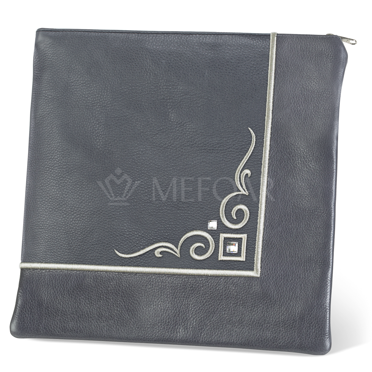 Tallis and Tefillin Bag Design #356 - Solid Leather - Tallis Bags view 2 | Judaica Square Lakewood