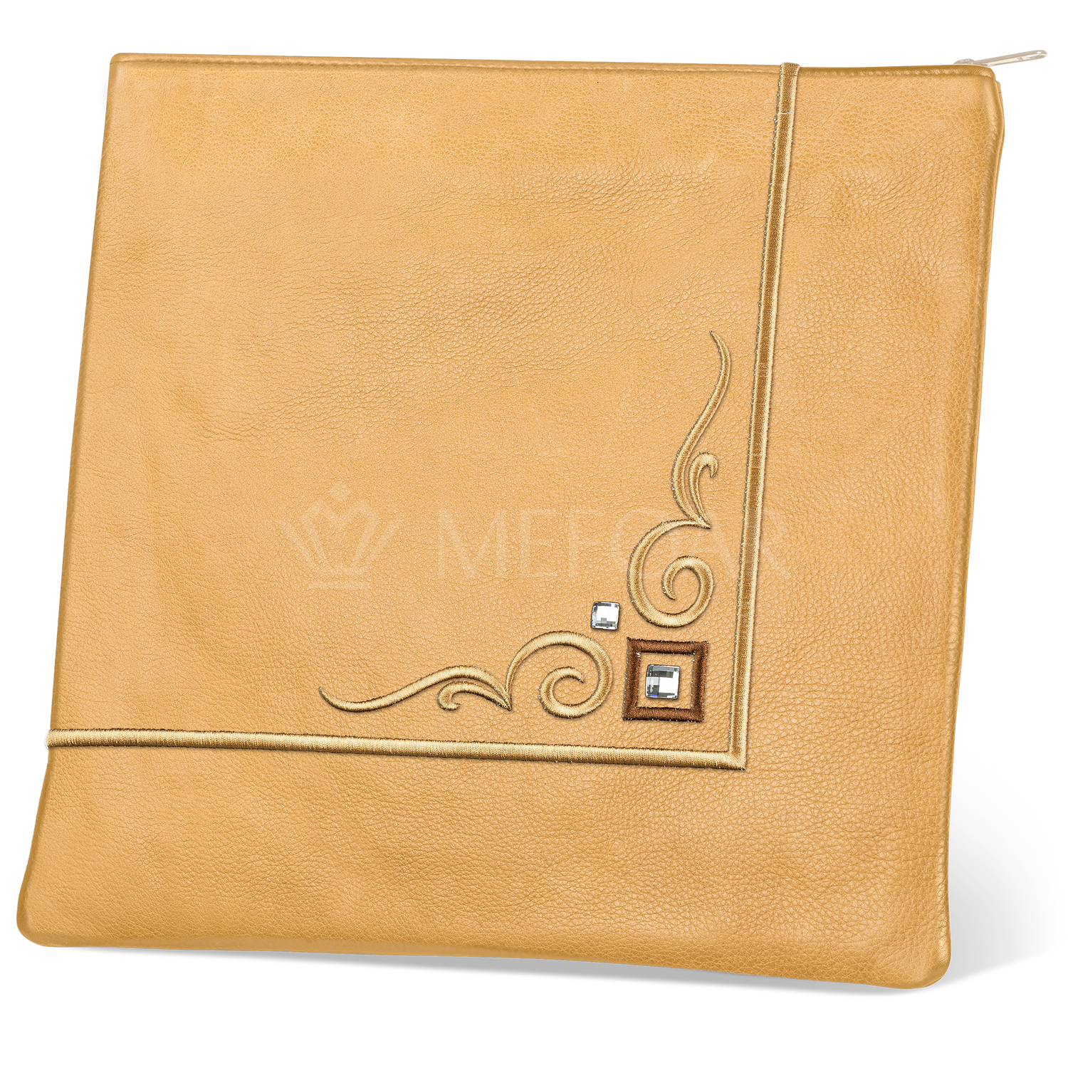 Tallis and Tefillin Bag Design #356 - Solid Leather - Tallis Bags view 4 | Judaica Square Lakewood