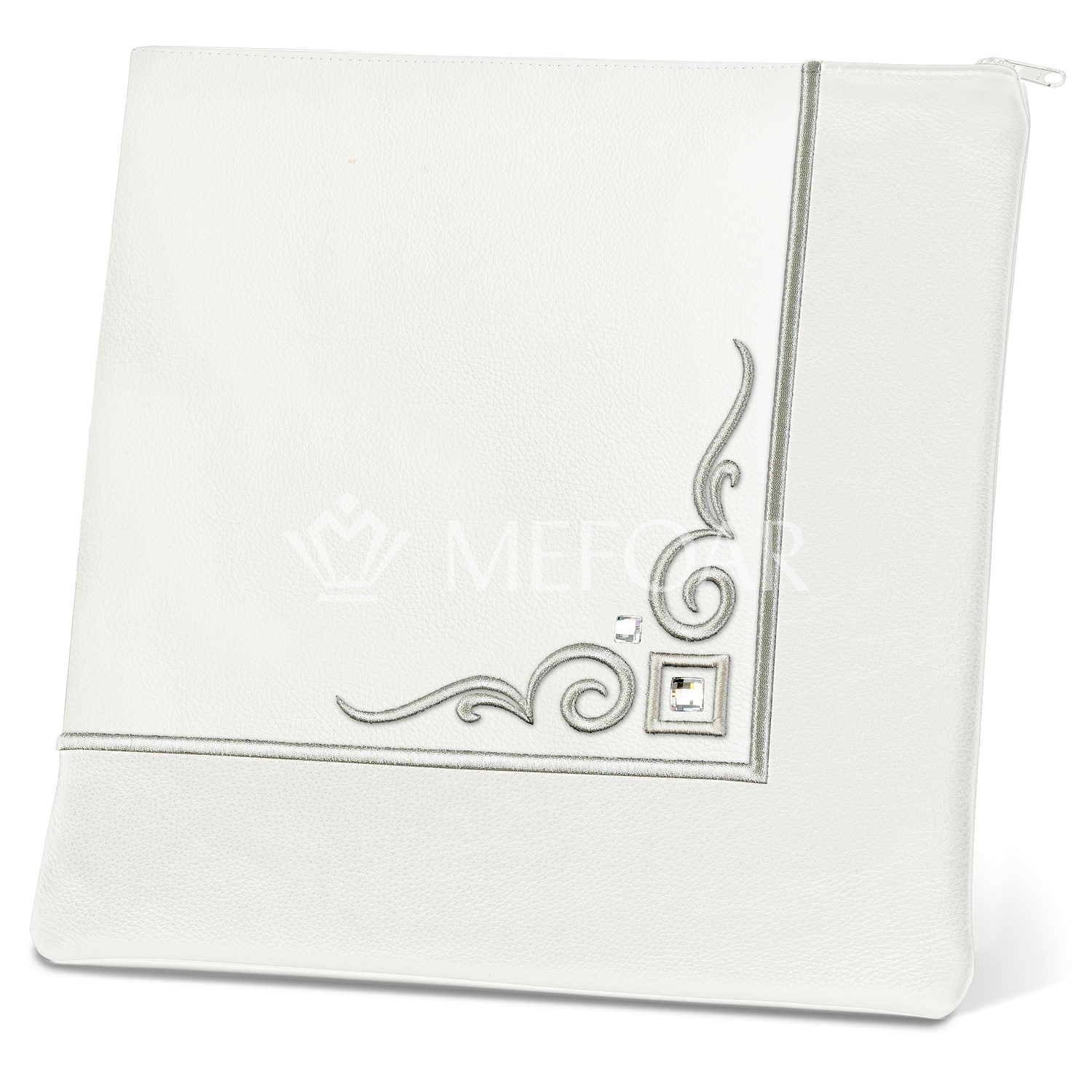 Tallis and Tefillin Bag Design #356 - Solid Leather - Tallis Bags view 5 | Judaica Square Lakewood
