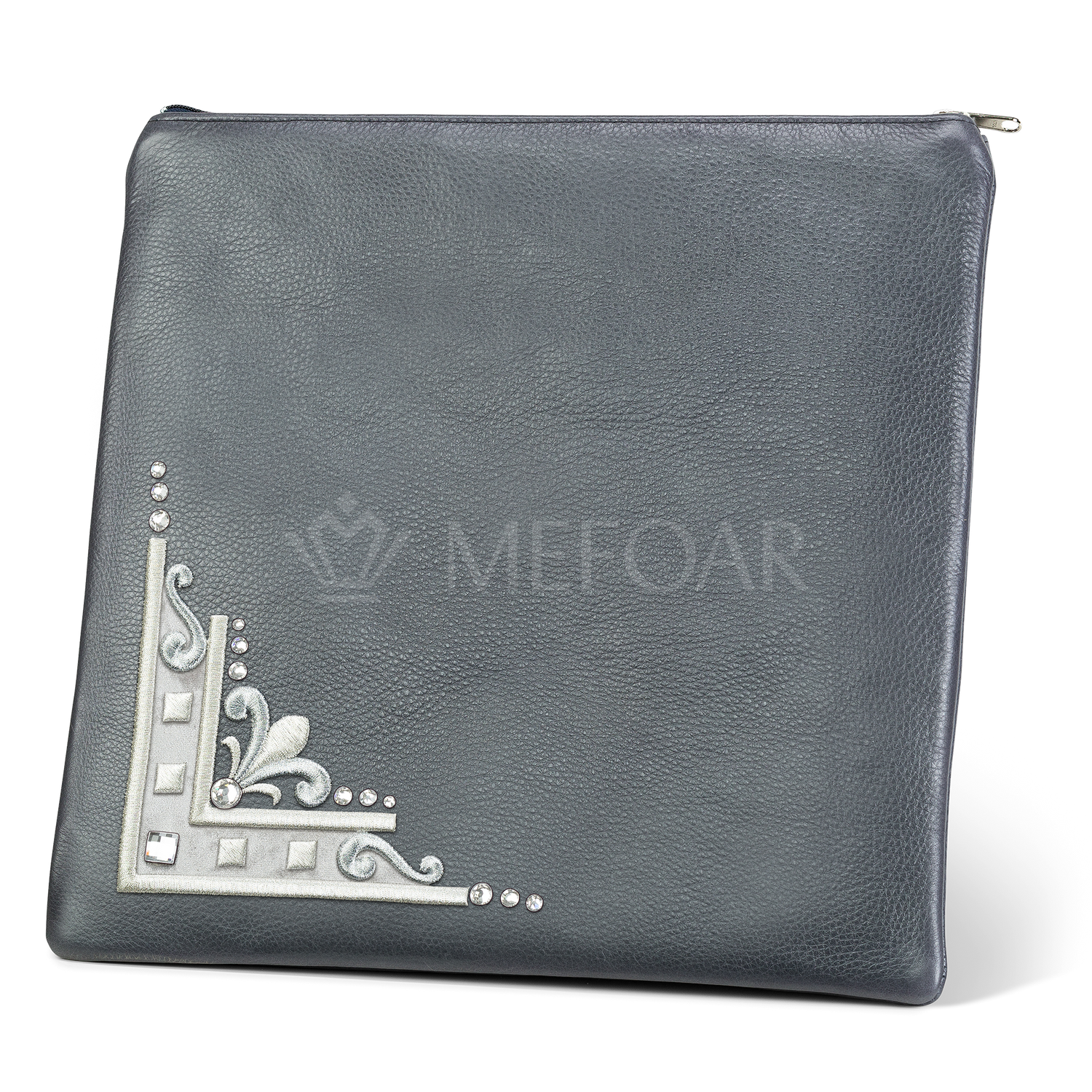 Tallis and Tefillin Bag Design #357 - Solid Leather - Tallis Bags view 2 | Judaica Square Lakewood