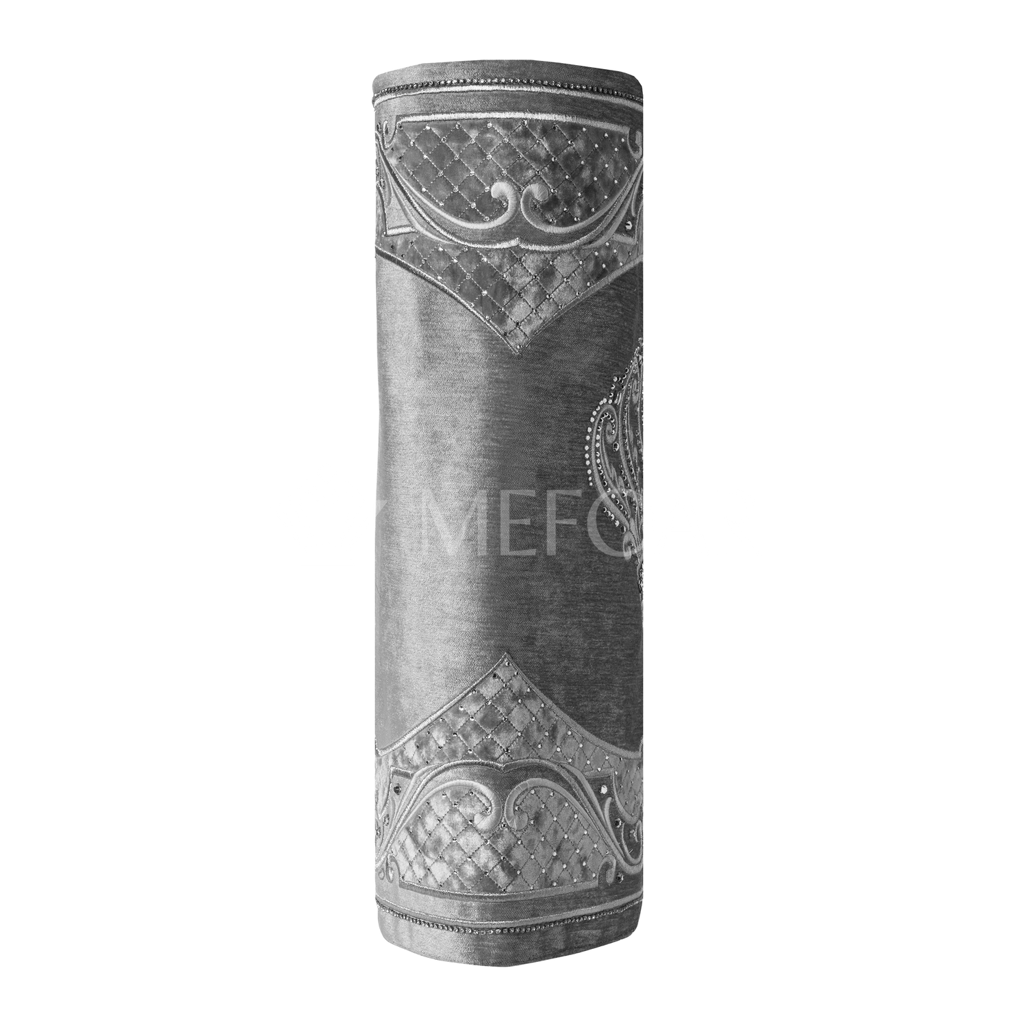 Velvet Torah Mantle - Style 805 - Silver - Image 4