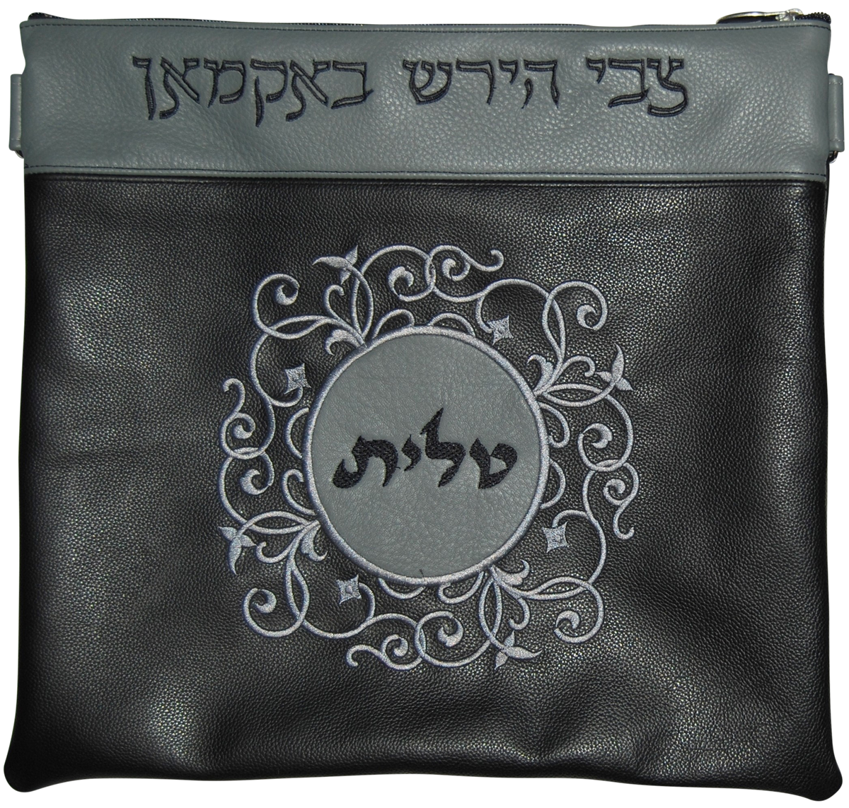 Prestige Leather Tallit & Tefillin Bag (260D-BK2)