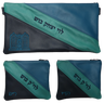 Prestige Leather Chabad Bar Mitzvah Set — Geometric & 770 Design, Prestige Collection (380D-NV4)