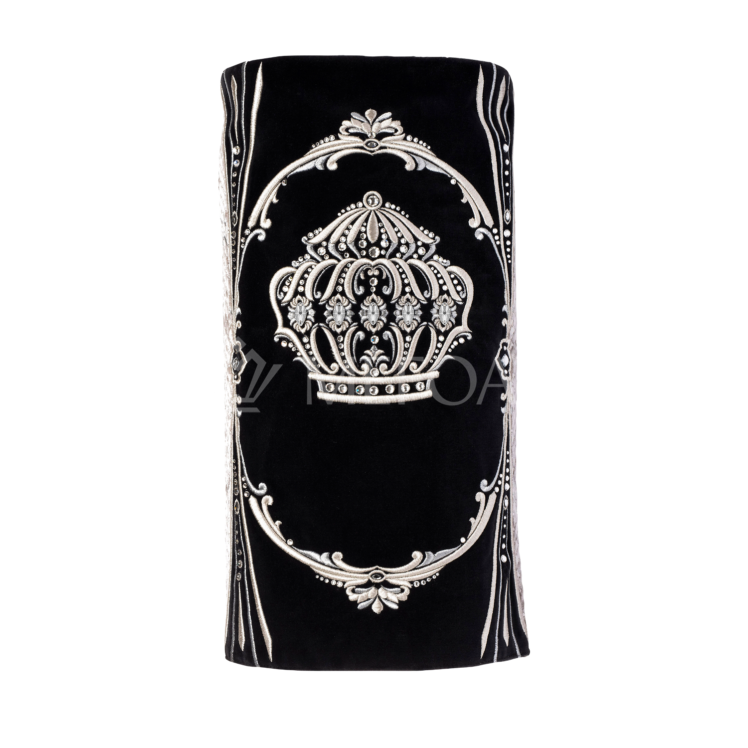 Velvet Torah Mantle - Style 1316 -Black - Image 2