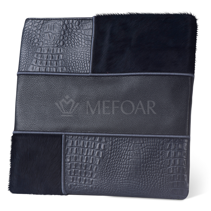 Tallis and Tefillin Bag Design #390 - Premium Leather and Fur - Tallis Bags | Judaica Square Lakewood