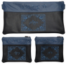 Prestige Leather Chabad Bar Mitzvah Set — Chabad Design, Prestige Collection (395D-NV8)
