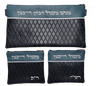 Prestige Leather Chabad Bar Mitzvah Set — Diamond Design, Regal Collection (625F-NV)