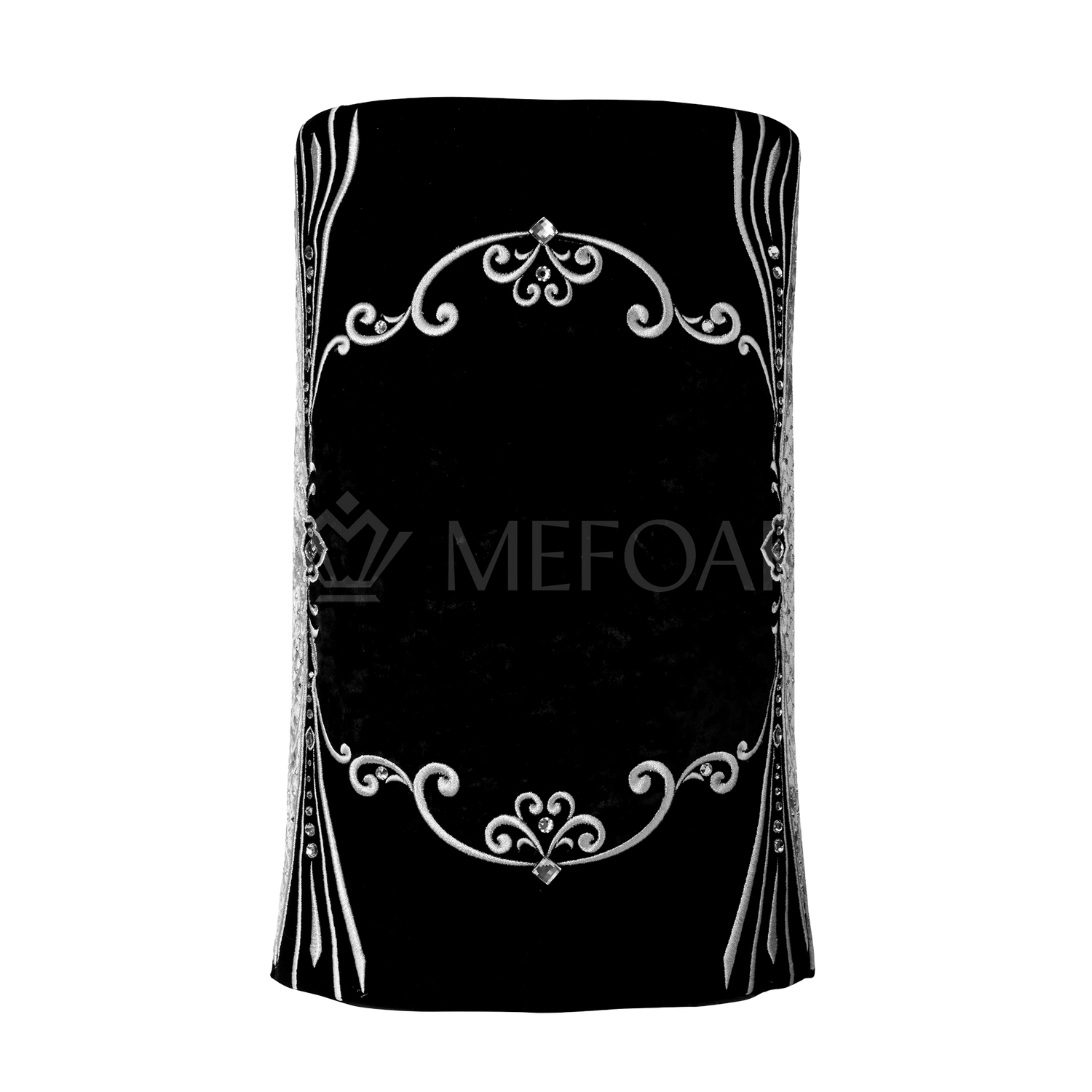 Velvet Torah Mantle - Style 1315 - Black - Image 2