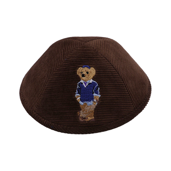 Corduroy Kippah for Upsherin - iKippah by Judaica Square