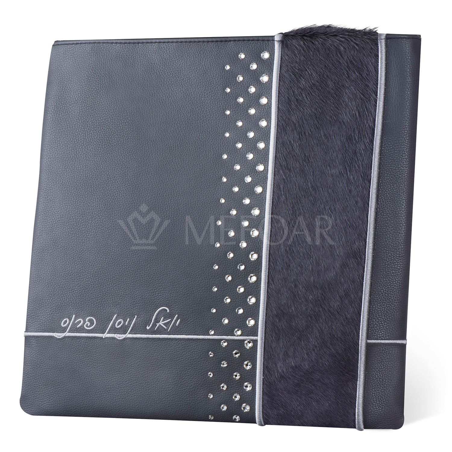 Tallis and Tefillin Bag Design #404 - Leather and Fur - Tallis Bags view 6 | Judaica Square Lakewood
