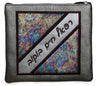 Prestige Leather Tallit & Tefillin Bag — Geometric Design, Premier Collection (405I-CM)