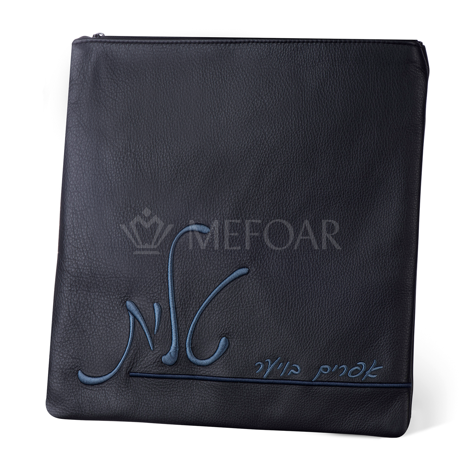 Tallis and Tefillin Bag Design #412 - Solid Leather - Tallis Bags view 2 | Judaica Square Lakewood