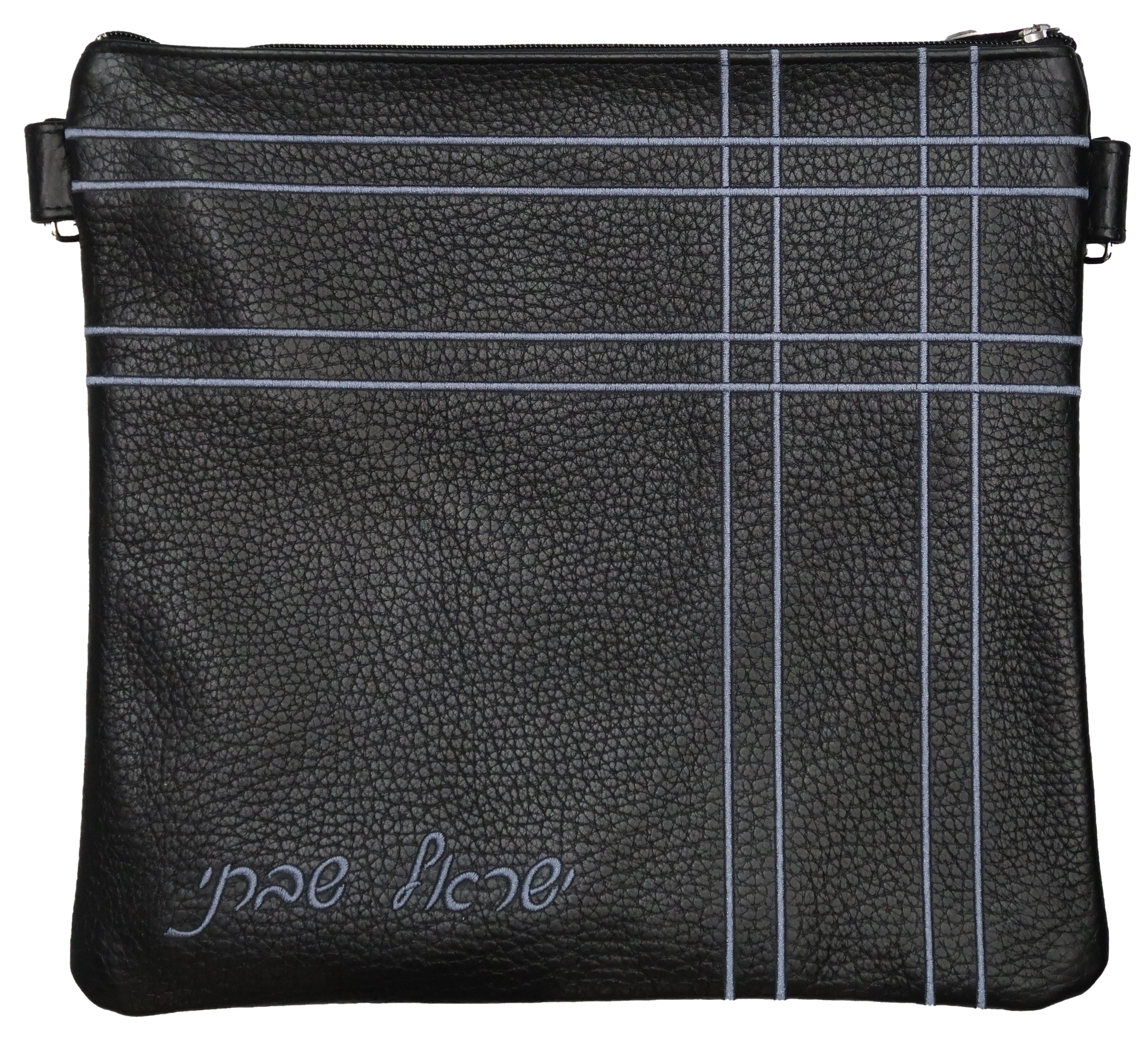 Prestige Contemporary Leather Tallit & Tefillin Bag (415C-BK)