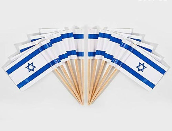 Isreali Flag Toothpick-100PK