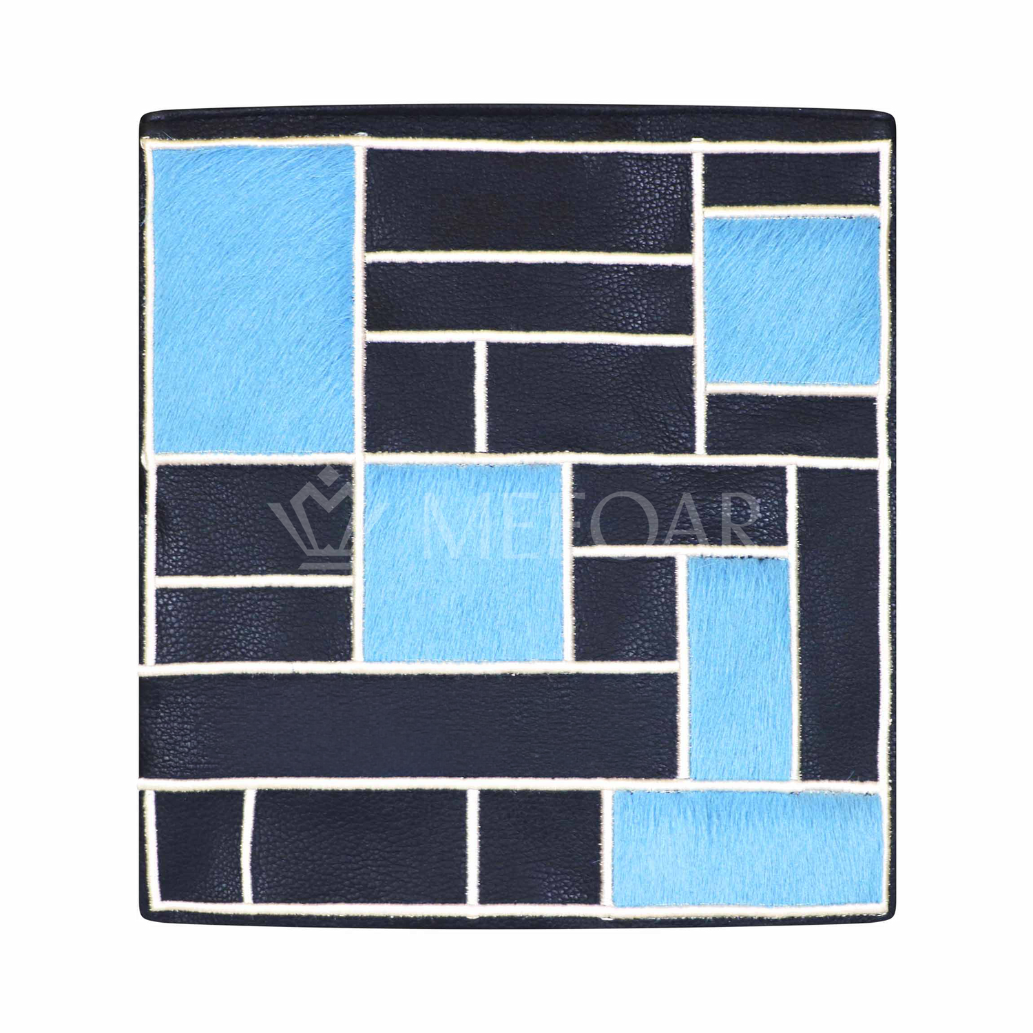 Tallis and Tefillin Bag Design #424 - Leather and Fur - Tallis Bags view 2 | Judaica Square Lakewood