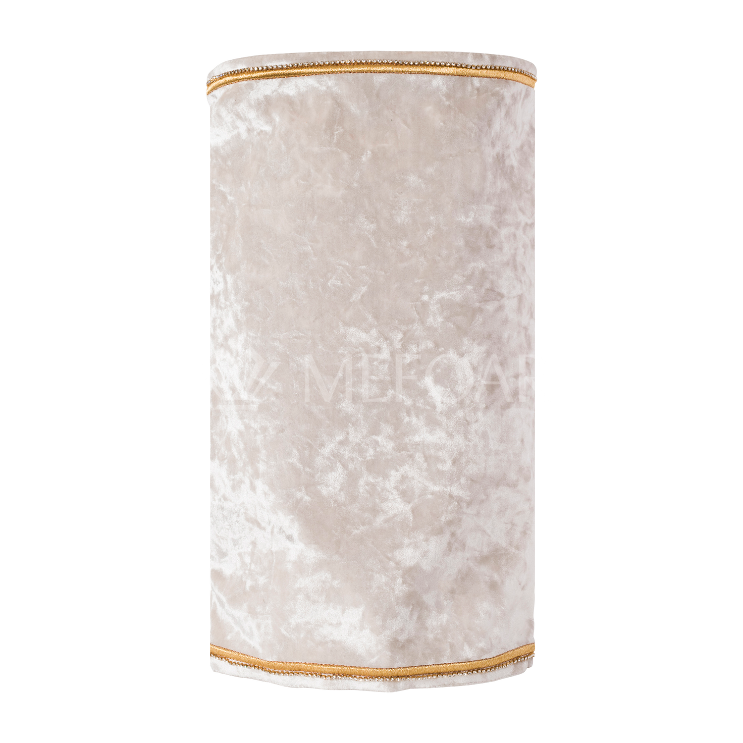 Velvet Torah Mantle - Style 273 - White - Image 2