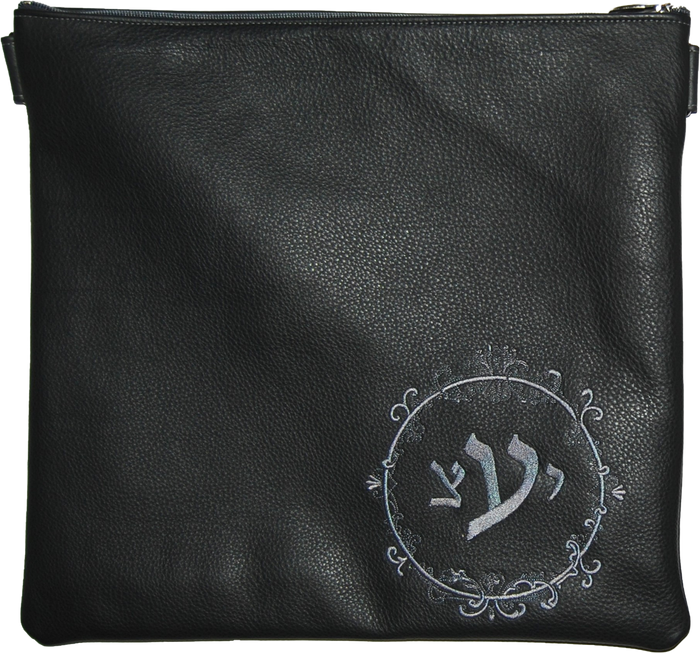 Prestige Classic Leather Tallit & Tefillin Bag (435B-CH)