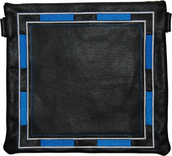 Prestige Leather Tallit & Tefillin Bag (460D-BL)
