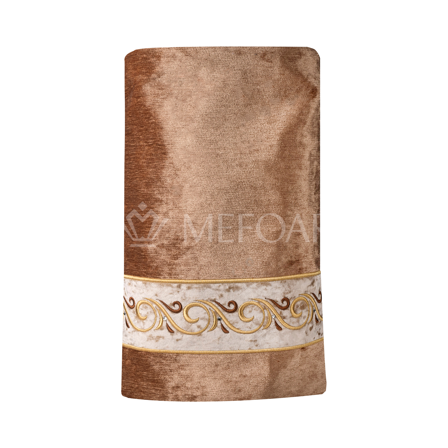 Velvet Torah Mantle - Style 353-Gold - Image 3