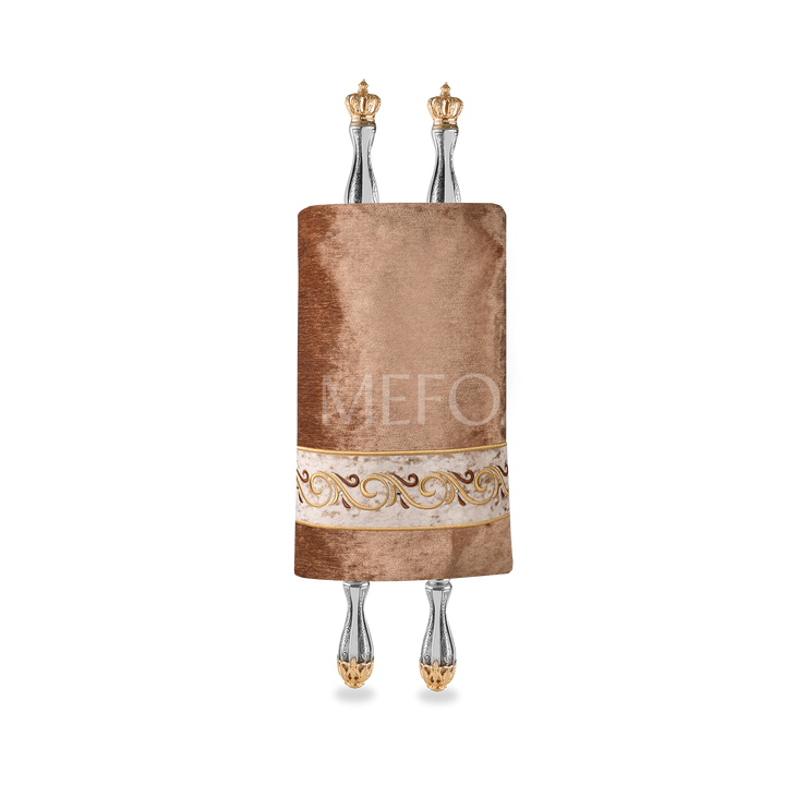 Velvet Torah Mantle - Style #353 - Gold