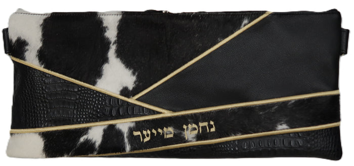 Prestige Leather Chabad Bar Mitzvah Set — Chabad & Travel Design, Premier Collection (CO4705I-BK)