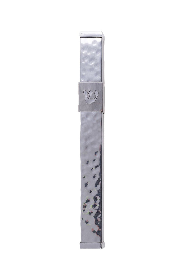 Emanuel Metal Mezuzah Case-- 12cm