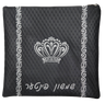 Prestige Leather Tallit & Tefillin Bag — Diamond & Crown Design, Exclusive Collection (480G-CH)