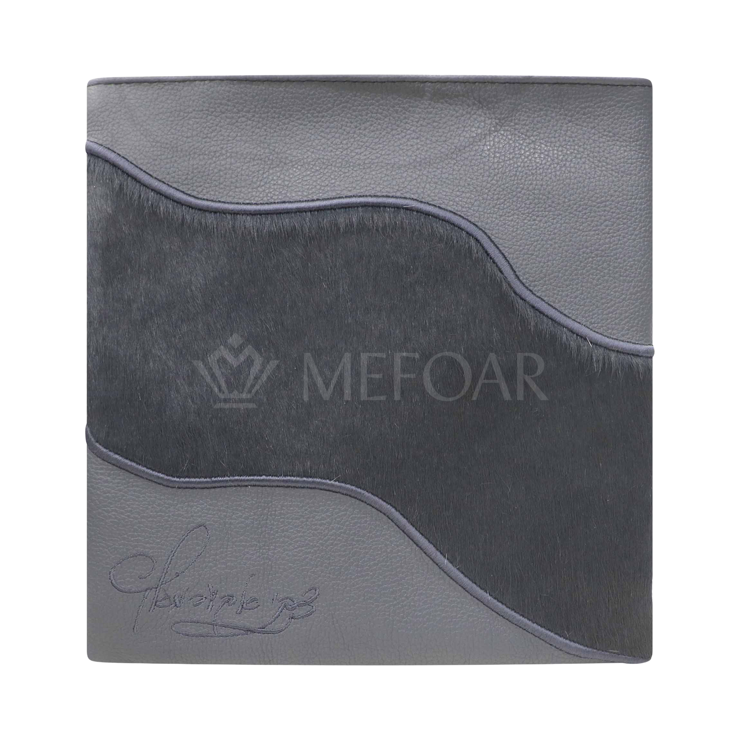 Tallis and Tefillin Bag Design #486 - Leather and Fur - Tallis Bags view 3 | Judaica Square Lakewood