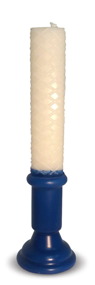 Decorative Havdallah Candle Asst. Colors (HV-10027)
