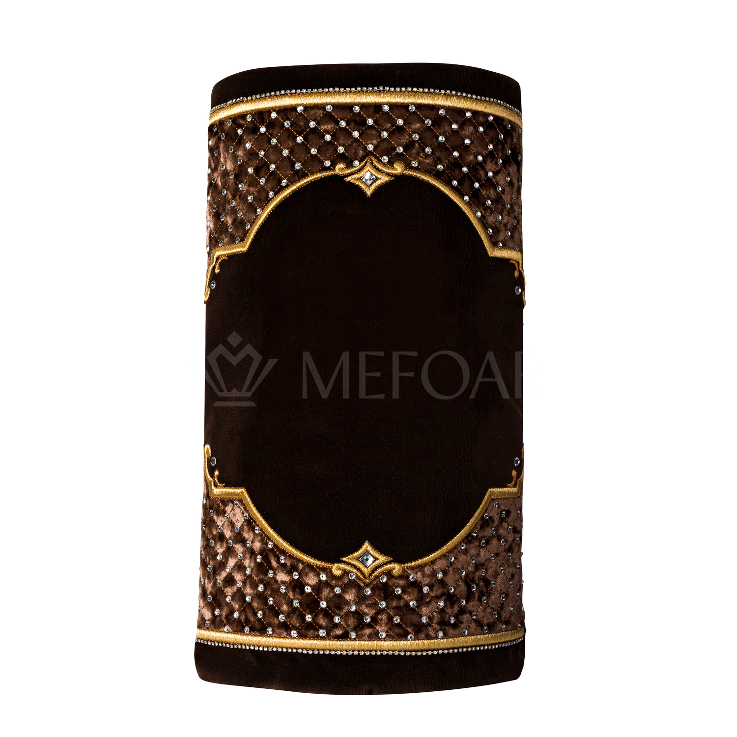 Velvet Torah Mantle -802-Brown - Image 3