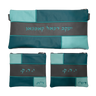Prestige Leather Chabad Bar Mitzvah Set — Geometric & Colorblock Design, Regal Collection (500F-LG6)