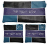 Prestige Croc Chabad Bar Mitzvah Set — Geometric & Colorblock Design, Exclusive Collection (500G-PL2)