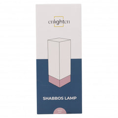 Modern Shabbos Lamp - Pink Base