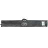 Black 52-inch faux leather lulav case with handles and satin lining