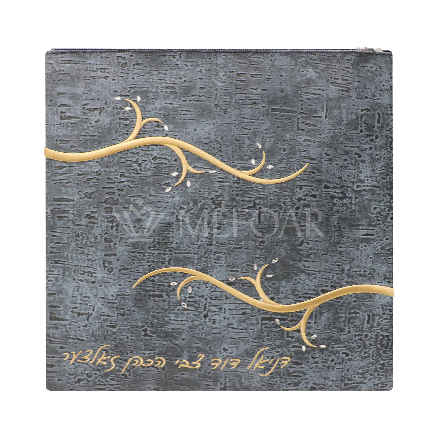 Tallis and Tefillin Bag Design #520 - Solid Exotic Leather - Tallis Bags view 2 | Judaica Square Lakewood