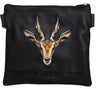 Prestige Leather Tallit & Tefillin Bag — Geometric Design, Premier Collection (525I-BK6)